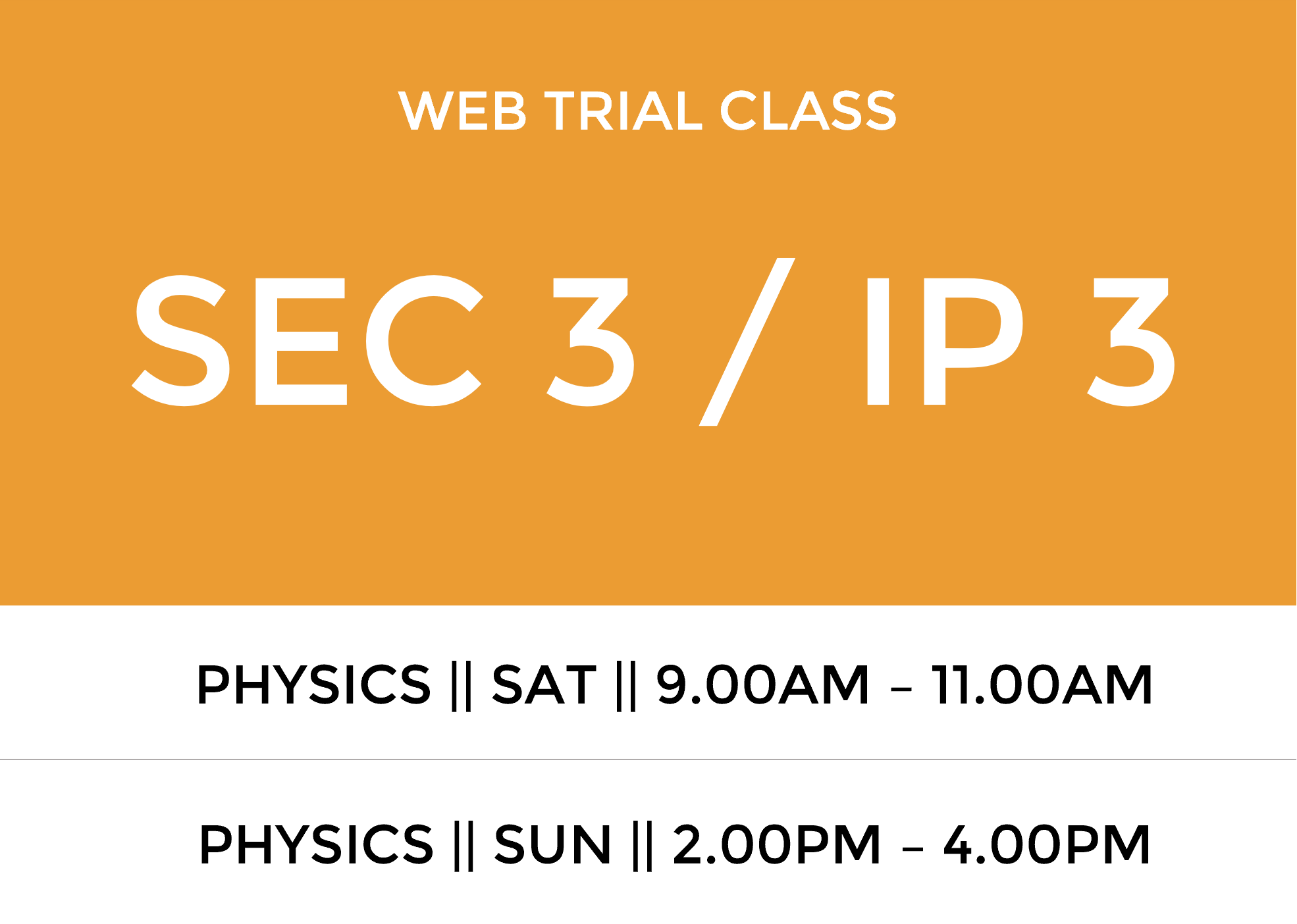 Secondary Physics 3 Web Trial Class 2022